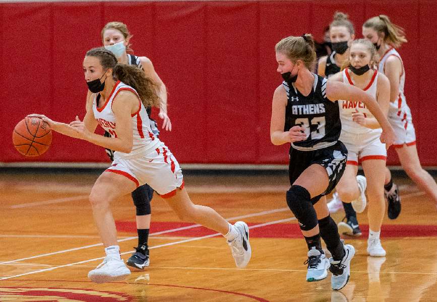 WAVERLY THUMPS MACIK-LESS ATHENS, 59-23, IN OPENING ROUND OF VALLEY CHRISTMAS TOURNAMENT