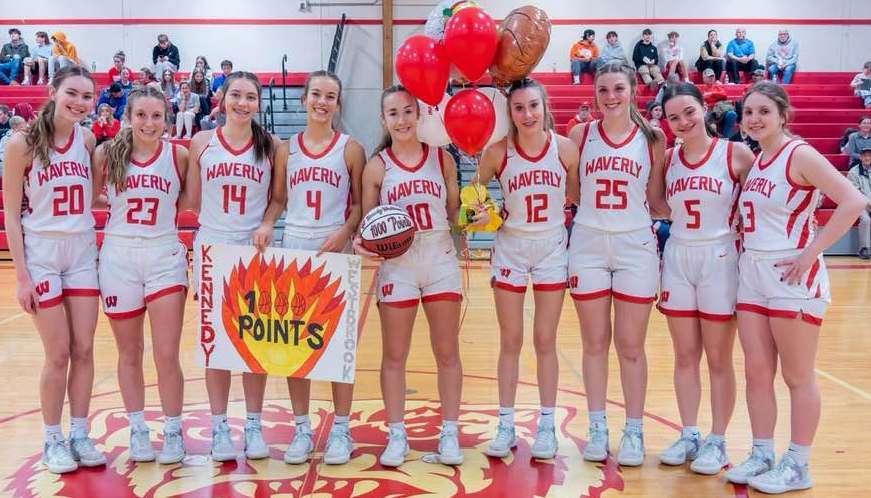 WAVERLY'S WESTBROOK HONORED FOR JOINING 1,000-POINT CLUB
