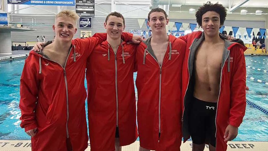 WOLVERINES BRING HOME STATE SILVER MEDAL IN 200 FREE RELAY, MEDAL IN 2 RELAYS