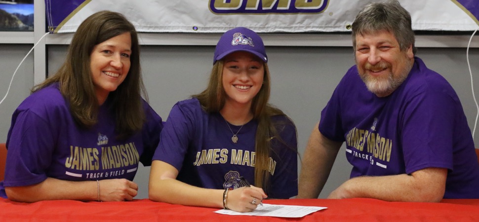 SMITH SIGNS TO RUN TRACK, CROSS COUNTRY AT DIVISION I JAMES MADISON SMITH SIGNS TO RUN TRACK, CROSS COUNTRY AT DIVISION I JAMES MADISON