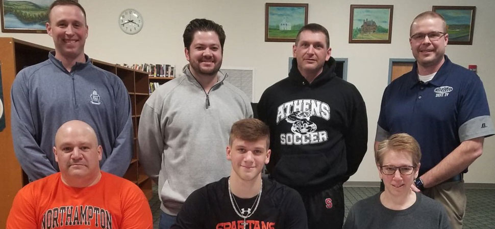 Athens' Maslin signs to play collegiately at Northhampton CC.