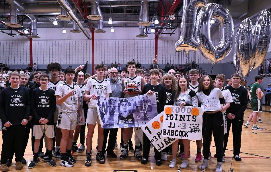 CARLING, DEFENSE PACE ATHENS IN 48-40 WIN OVER WELLSBORO; BABCOCK NETS 1,000TH CAREER POINT