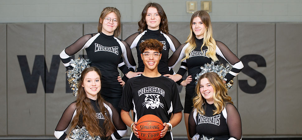  Athens Wildcats Basketball Cheerleading Squad