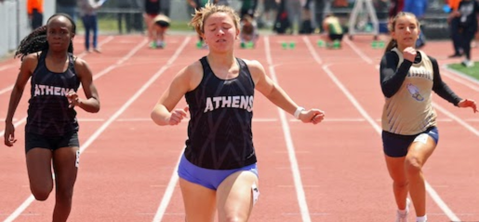 Burgess, Gorsline Register Four Top-3 Finishes; Athens Finishes Third At League Championships