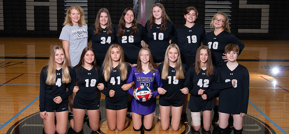 2021 Athens Wildcats Junior Varsity Volleyball Roster