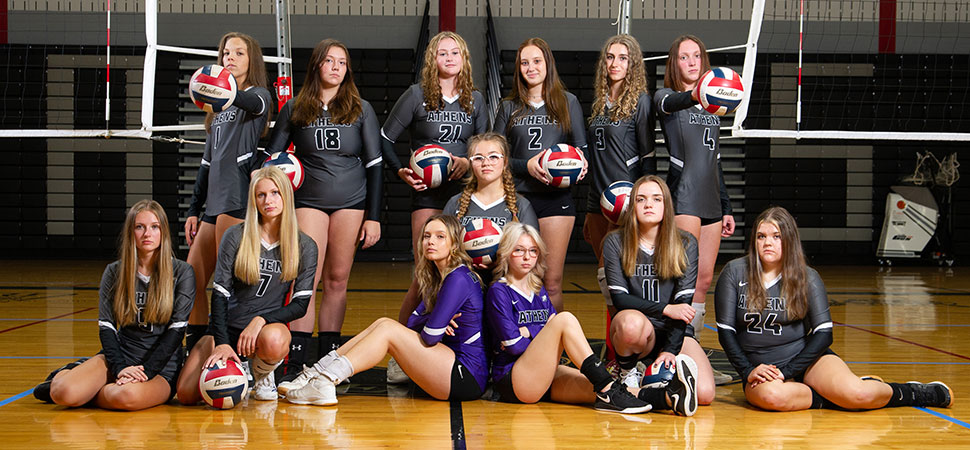 2022 Athens Wildcats Varsity Volleyball Roster