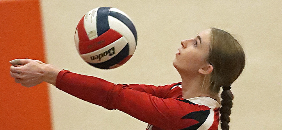 Lady Warrior Volleyballers Edge Towanda, 3-2