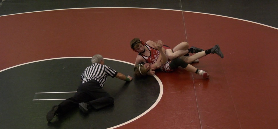 Canton wrestlers roll past North Penn-Liberty.
