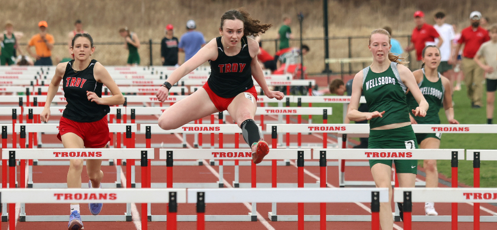 Troy Boys, Girls Earn Split In NTL Tri-Meet
