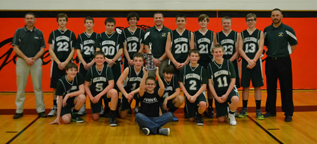 MS Boys Basketball wins Galeton tournament