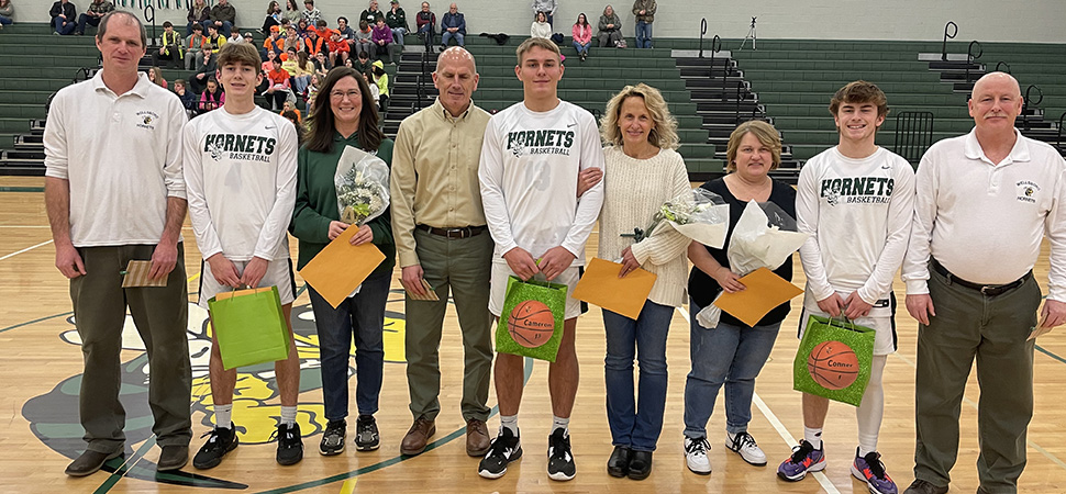 Hornets Roll To Senior Night Win Over Wyalusing.