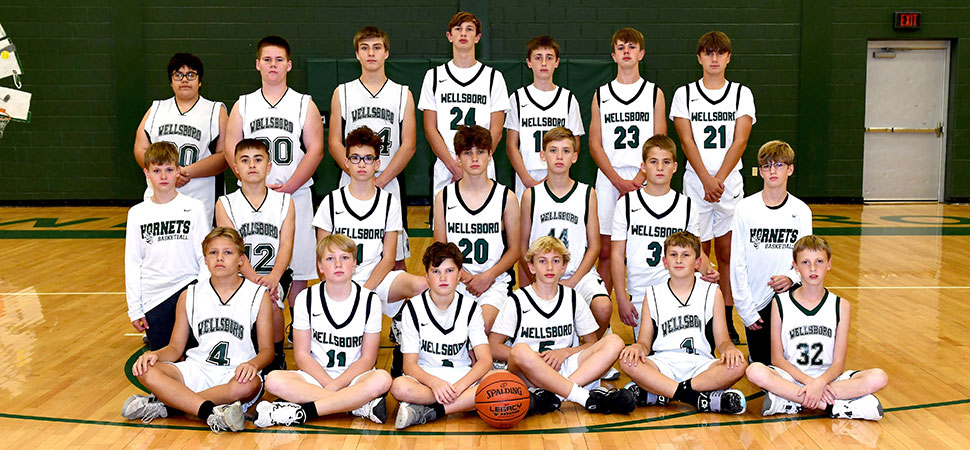 2023 Wellsboro Middle School Boys Basketball Team