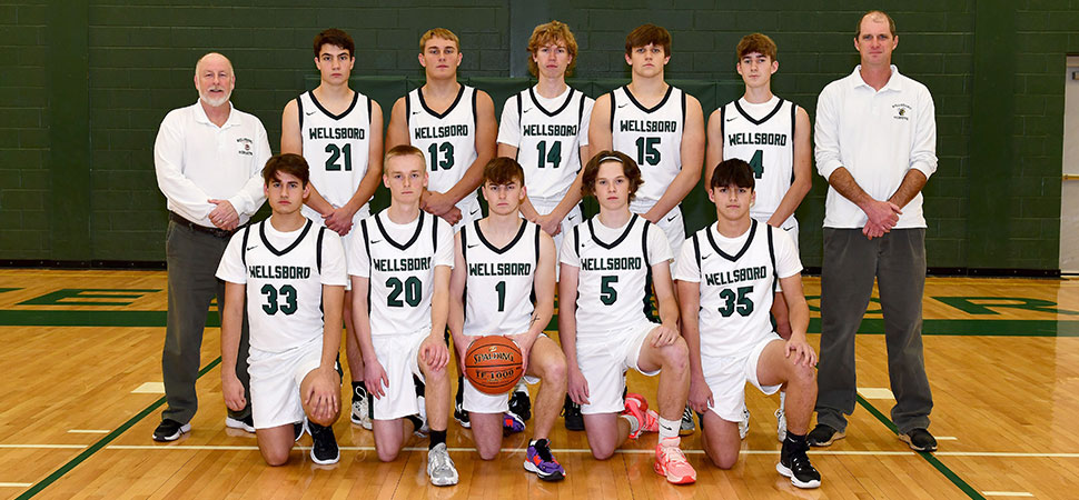 2022 Wellsboro Varsity Boys Basketball Team