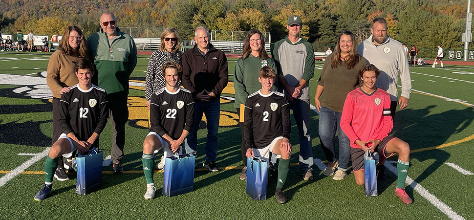 Rudy's Hat Trick Helps Hornets Shut Out Galeton On Senior Night