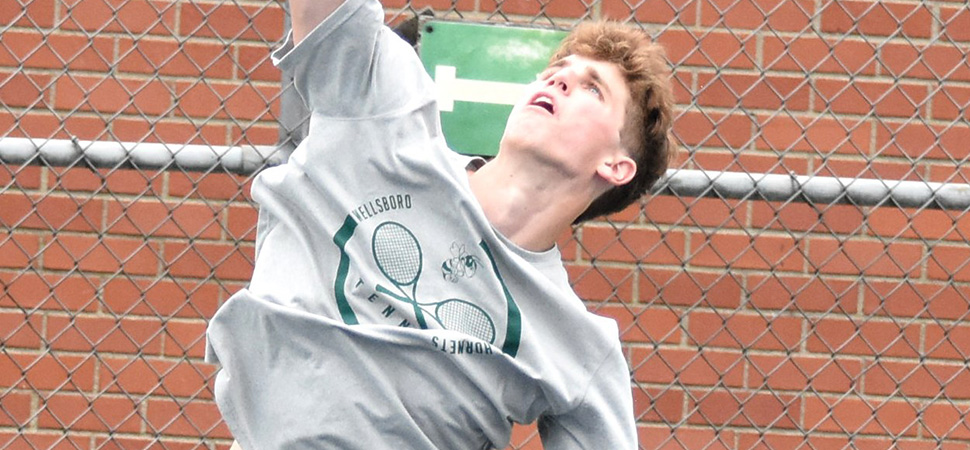 Hornet Tennis sweeps CV, improve to 7-0