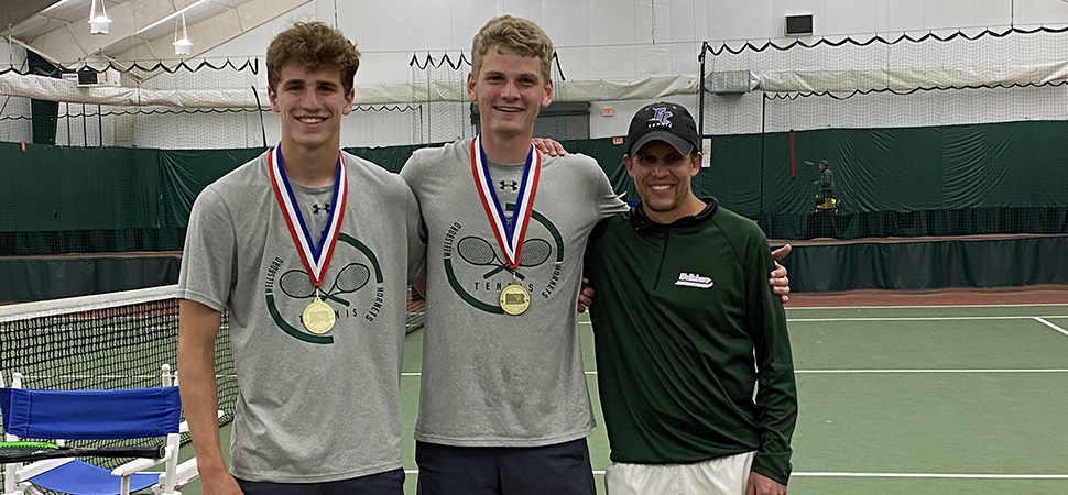 Poirier, Singer claim D4 Boys Tennis doubles gold