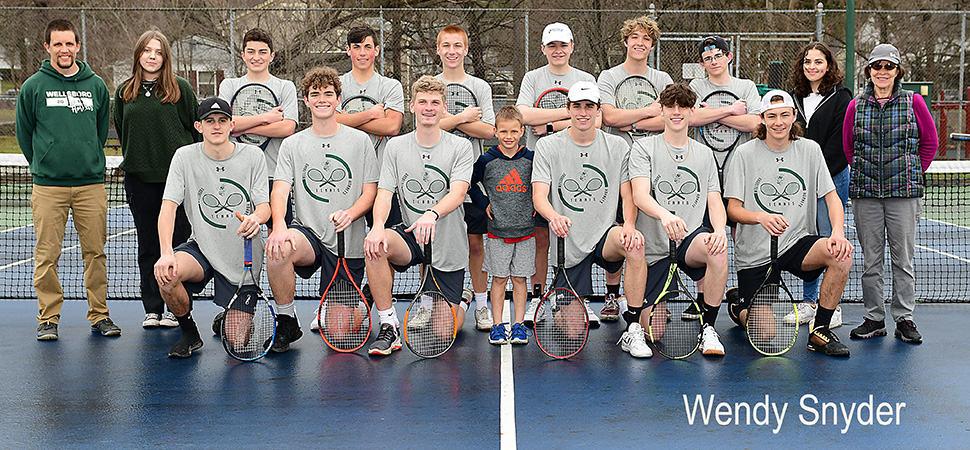2021 Wellsboro Hornets Varsity Boys Tennis Roster