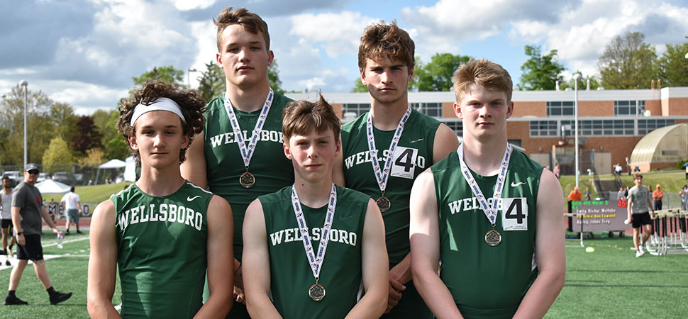 Wellsboro 4x100 relay team takes 1st at NTL Championships