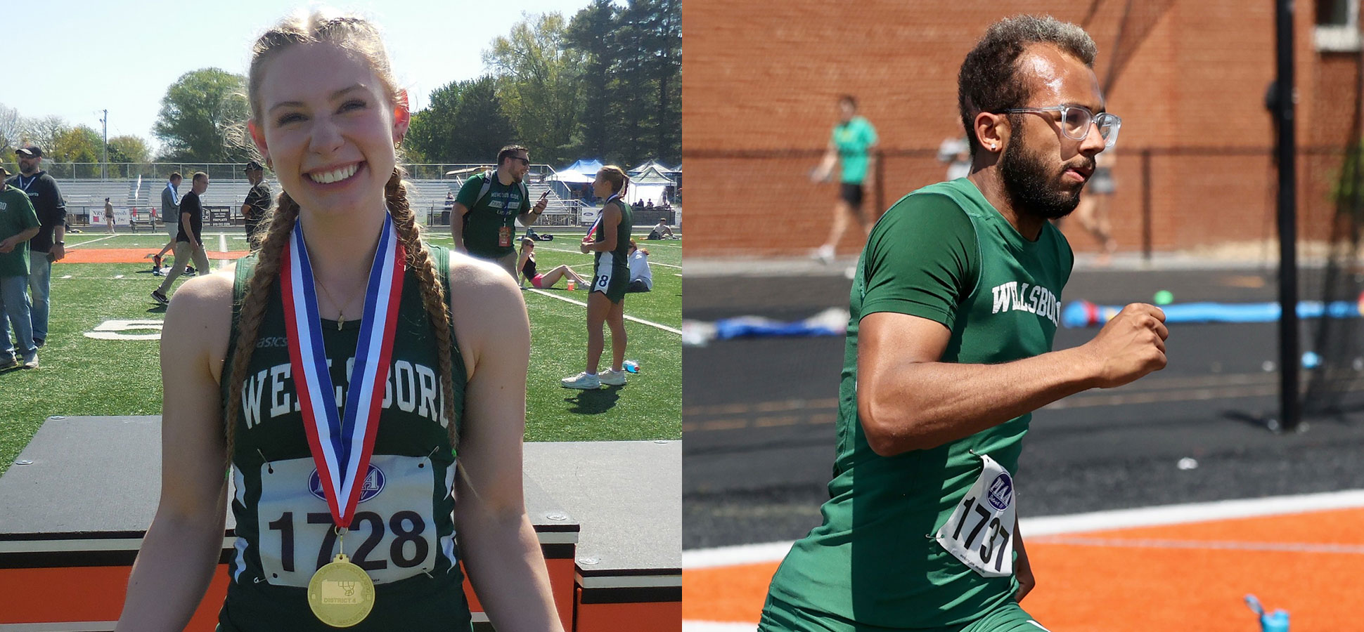 Hoprich Repeats As 100m And 200m Champion; Carl Wins 400m; Multiple Hornets Qualify For PIAA Championships