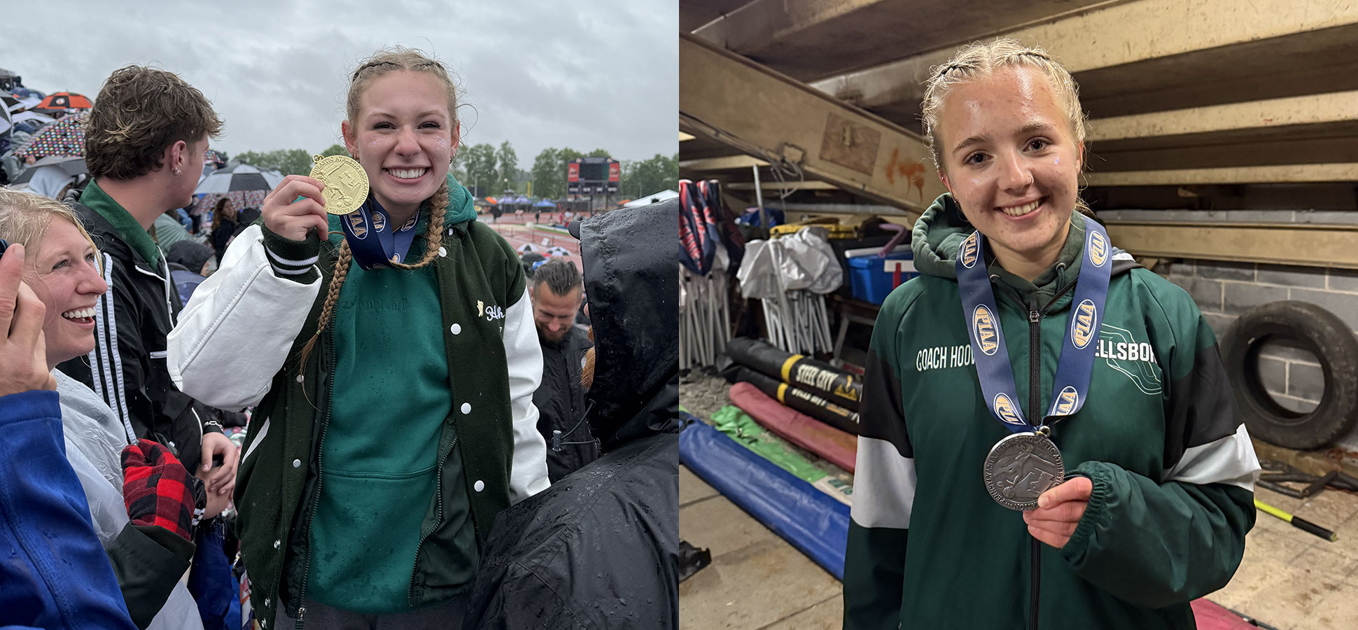 Hoprich, Kosek Lead Lady Hornets To 3rd Place Finish At PIAA Track Championships