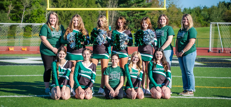  Wellsboro Hornets Football Cheerleading Squad