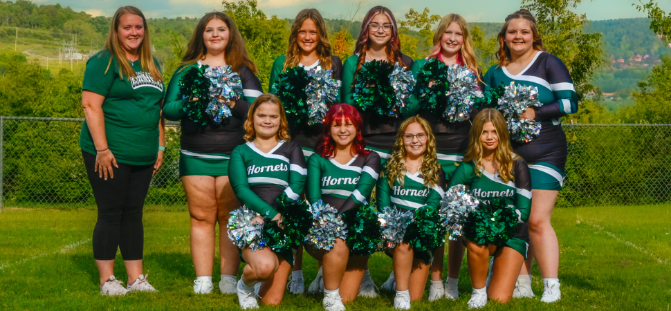 2025 Wellsboro Hornets Football Cheerleading Squad 2025 Wellsboro Hornets Football Cheerleading Squad