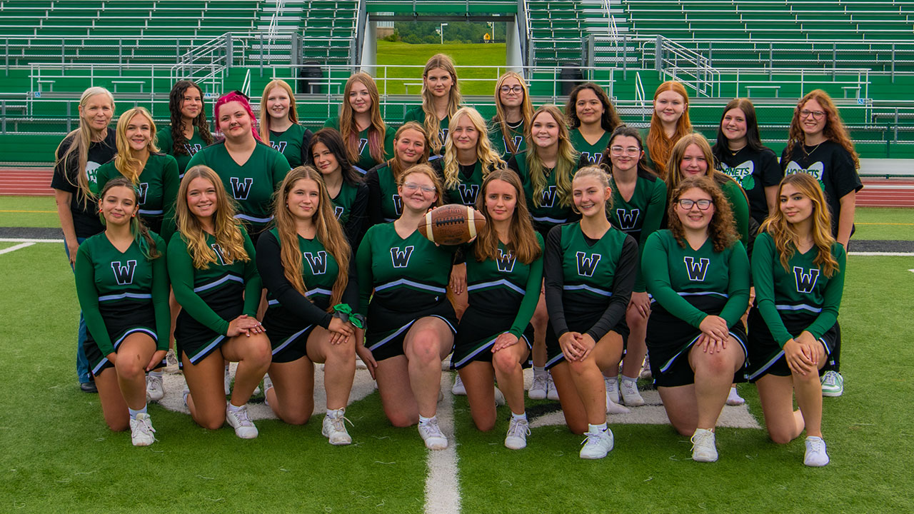 2026 Wellsboro Football Cheerleading Squad