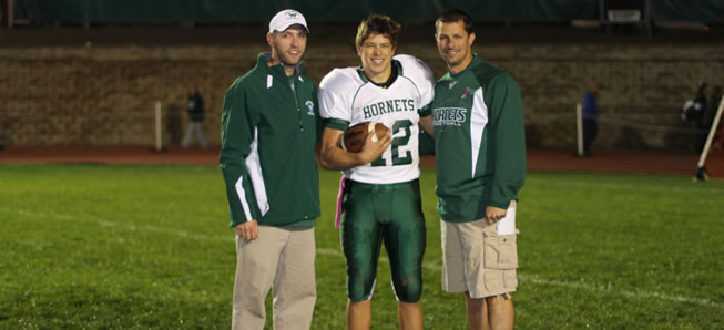 Pietropola eclipses 2,000 yard mark in Hornet win over Sayre.