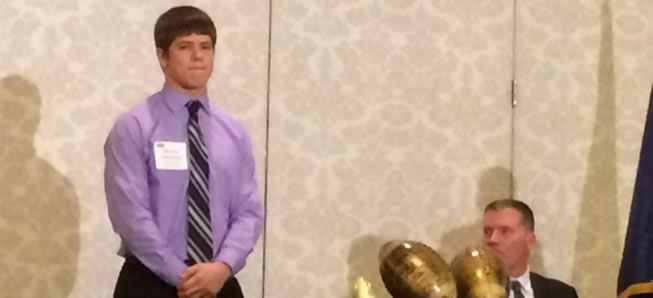 Pietropola Attends Mr PA Football Banquet