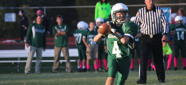 Middle School Football tops Sayre, 21-18