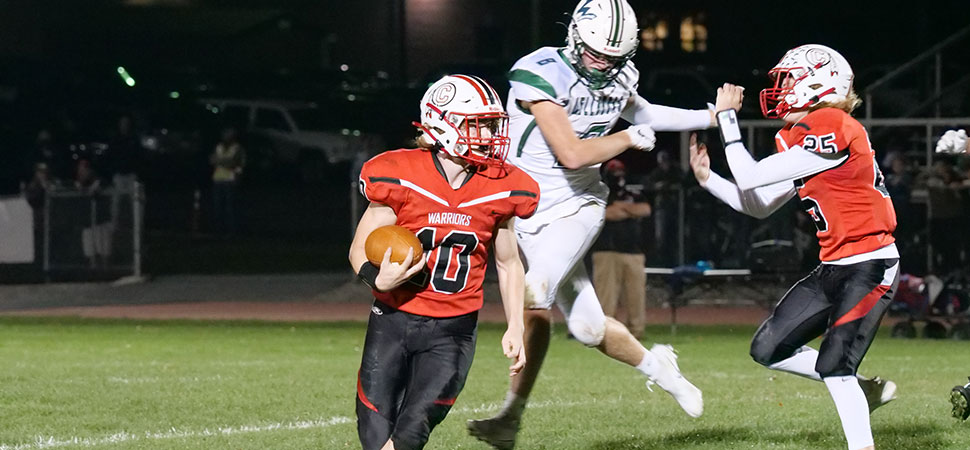 Hornets score two late touchdowns in loss to Canton