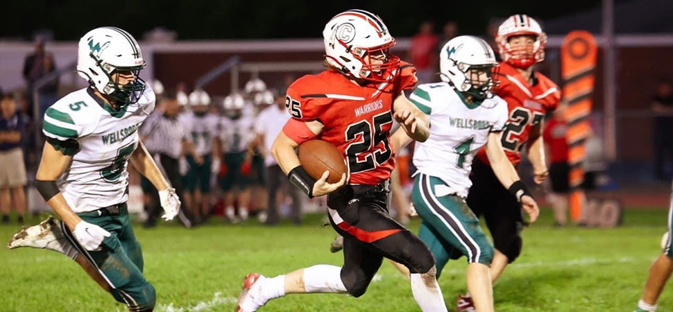 Parker leads Warriors to 35-0 blowout of Wellsboro