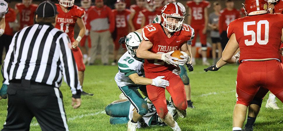 Troy Overpowers Wellsboro In 51-7 Homecoming Win.