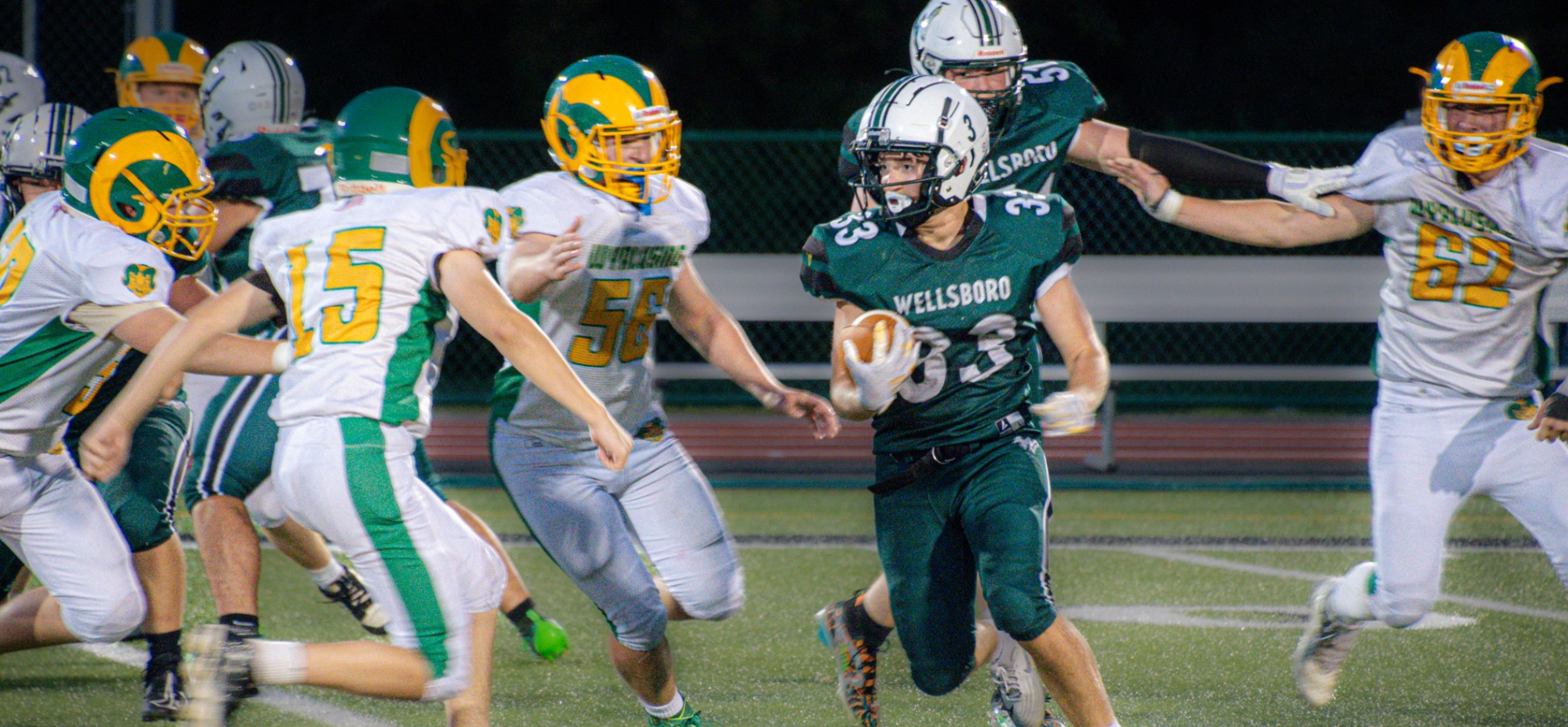 JV Gridders Make Goal Line Stand To Edge Wyalusing