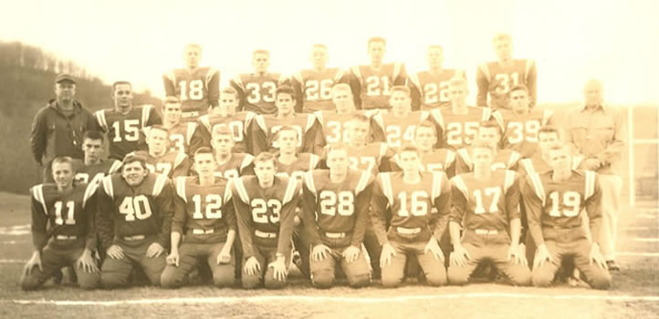 1958 Wellsboro Hornets Varsity Football Roster