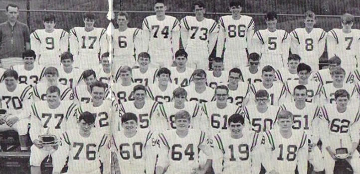 1967 Wellsboro Hornets Varsity Football Roster