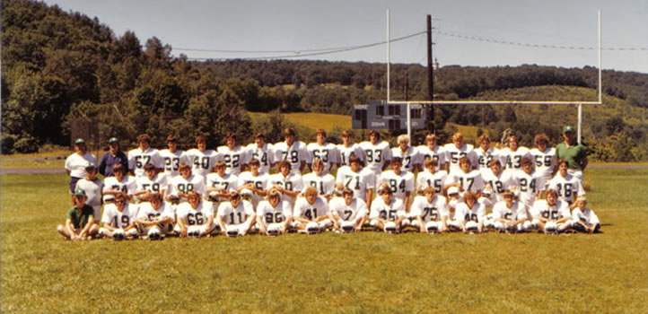 1978 Wellsboro Hornets Varsity Football Roster
