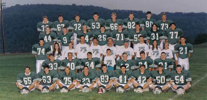 1994 Wellsboro Hornets Varsity Football Roster