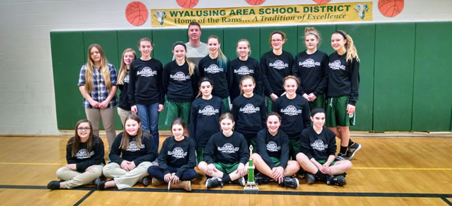Middle School girls take 3rd at Wyalusing Tournament