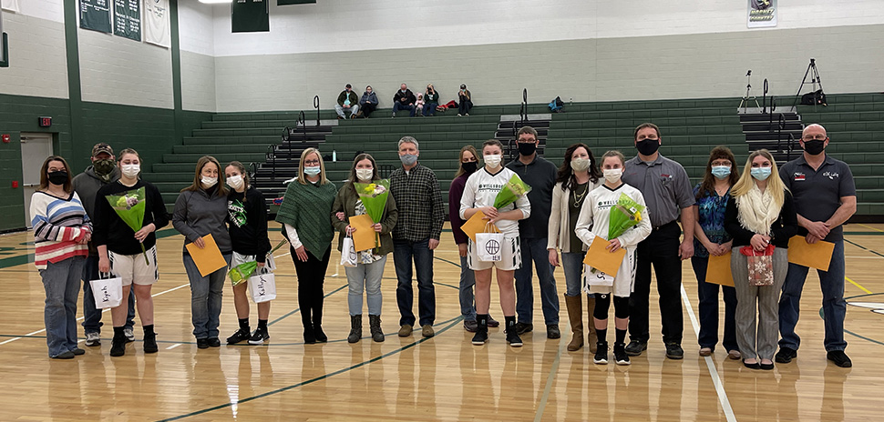 Lady Hornets score big Senior Night win over Troy