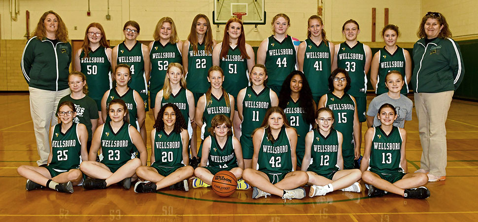 2022 Wellsboro Hornets Junior High Girls Basketball Roster