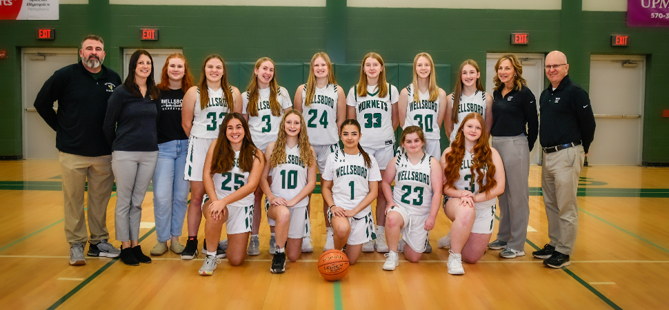 2025 Wellsboro Junior Varsity Girls Basketball Team