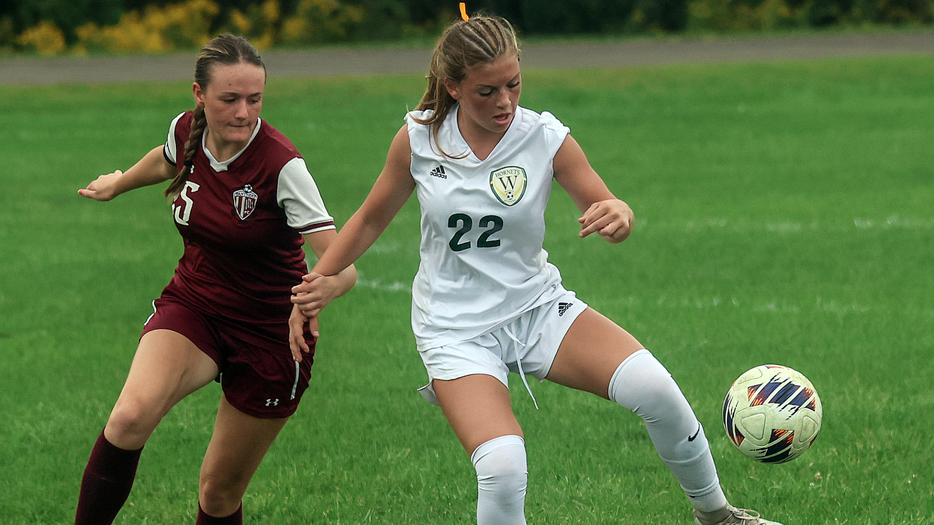 Smith Scores 4 Goals, Dunlap Sets Shutout Record, As Lady Hornets Blank NEB, 6-0