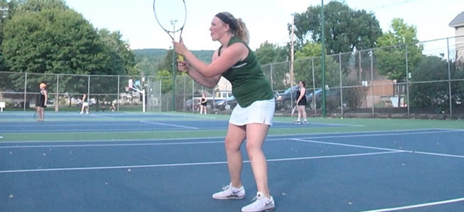 Girls Tennis sneaks past Bucktail, 3-2