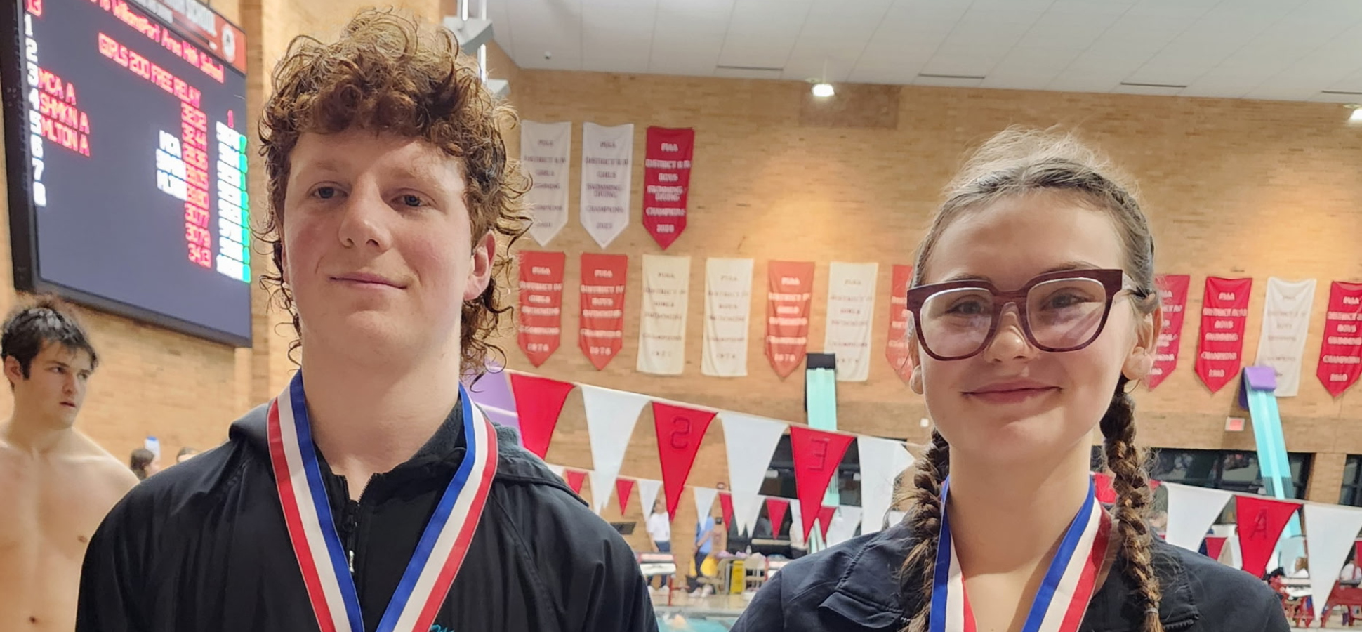 Robbins, Anderegg Bring Home Pair Of Medals At District Swimming Championships