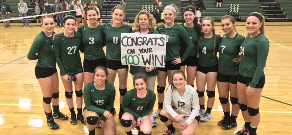Zuchowski claims 100th career win as Lady Hornets sweep Wyalusing