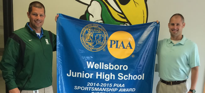 Middle School receives Sportsmanship Award