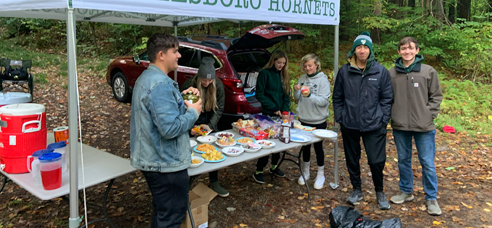 Hornet XC Teams Volunteer At Green Monster