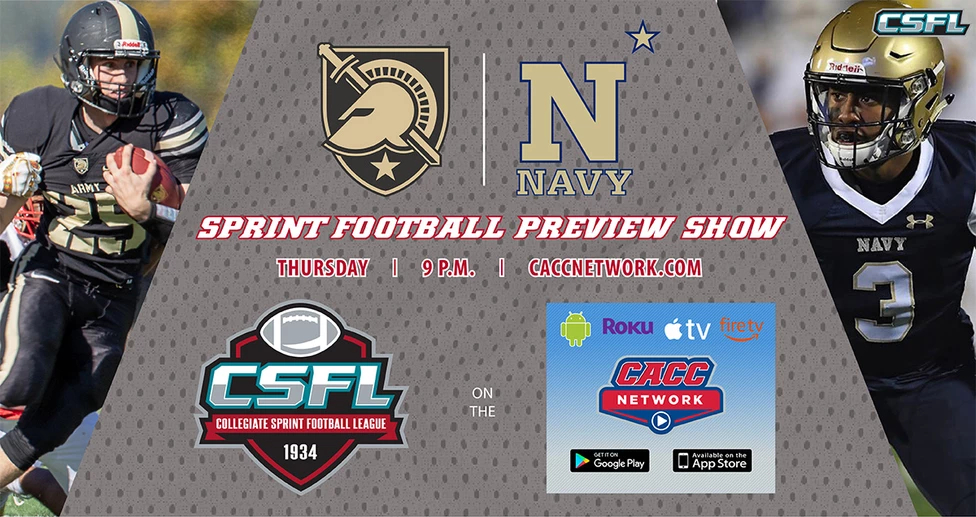 CSFL to Air Army-Navy Preview Show Thursday at 9 pm on CACC Network