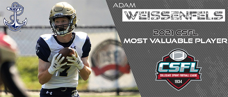 Weissenfels Named 2021 CSFL MVP